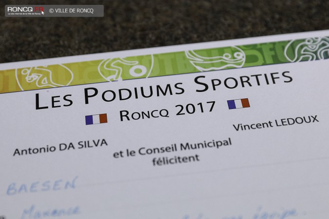 2017 - podium sportif